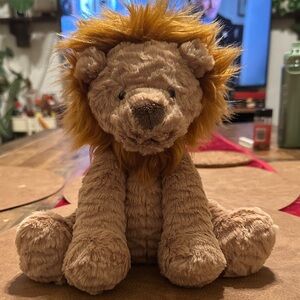 Jellycat Tan and Brown Plush Lion